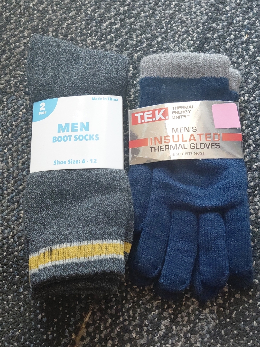 Men’s Insulated Thermal Gloves in Navy